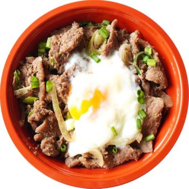 ข้าวหน้าเนื้อ ไข่ออนเซ็น