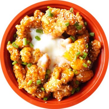 ข้าวไก่กรอบเกาหลี