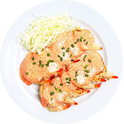 เกี๊ยวซ่ากุ้งมาโย