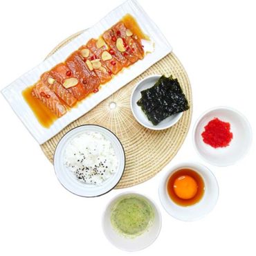 แซลมอนดองซีอิ๊ว