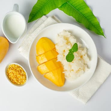 ข้าวเหนียวมะม่วง น้ำกะทิสด