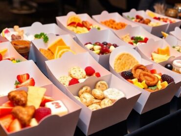 กล่องขนมหลากหลายสำหรับงานเลี้ยงและกิจกรรมพิเศษ