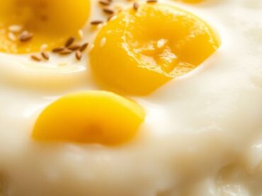 กล้วยบวชชีสวยงามในซอสกะทิข้น