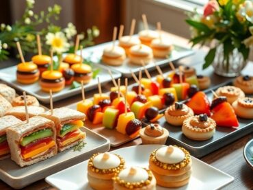 อาหารว่างหลากหลายสีสันน่ารับประทาน