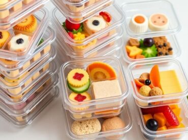 กล่องจัดเบรคหลากหลายวางซ้อนกัน