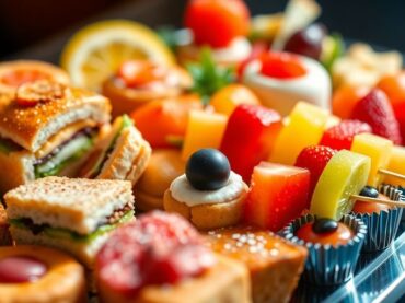 อาหารว่างหลากหลายสีสันน่ารับประทาน