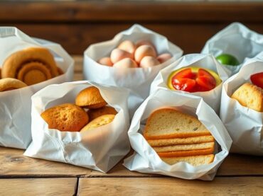 อาหารเบรคหลากหลายชนิดในถุง