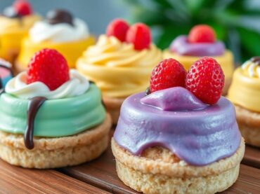 เค้กหลากหลายสีสันงานจัดเบรค