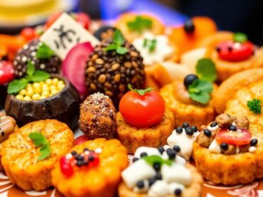 ของว่างจัดเบรคหลากหลายสีสันน่ารับประทาน