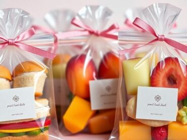 ภาพอาหารว่างใส่ถุงสวยงาม