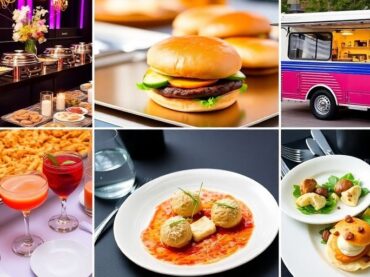 อาหารจัดเลี้ยงหลากหลายประเภท