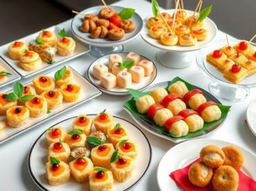 อาหารจัดเบรคหลากหลายชนิดน่ารับประทาน