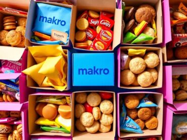 กล่องขนมแม็คโครหลากหลาย