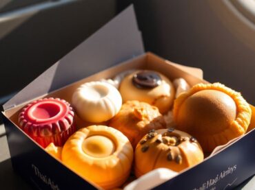 กล่องของว่าง Puff & Pie จากครัวการบินไทย