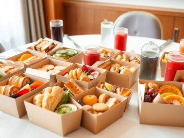 กล่องขนมหลากหลายสำหรับงานประชุมและอีเวนต์