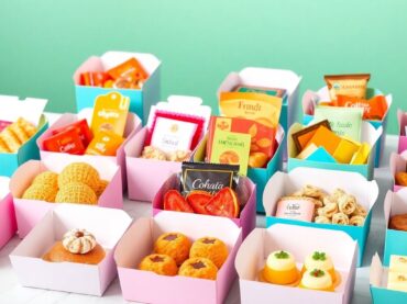 กล่องขนมรวมหลายชนิด เหมาะสำหรับทุกโอกาส
