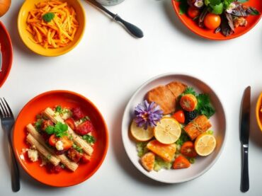 อาหารจัดเซตสวยงาม น่ารับประทาน