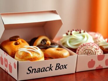 กล่องขนมเบเกอรี่หลากหลายชนิดพร้อมส่ง